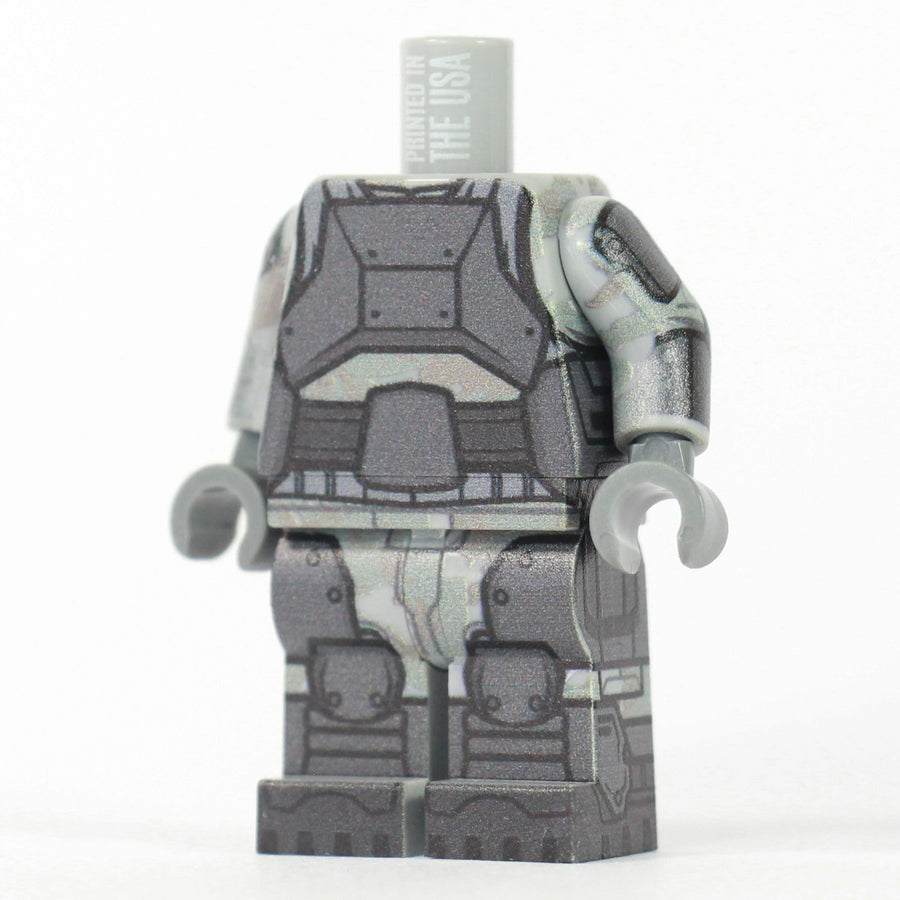Grey Armor Marine Body (Camo) – custom LEGO-compatible minifigure item by BrickTactical