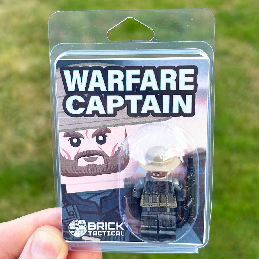 Warfare Captain – custom LEGO-compatible minifigure item by BrickTactical, alternate view