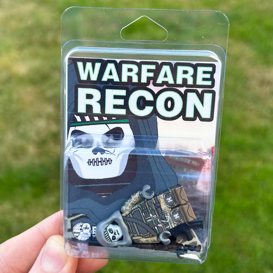 Warfare Recon – custom LEGO-compatible minifigure item by BrickTactical, alternate view