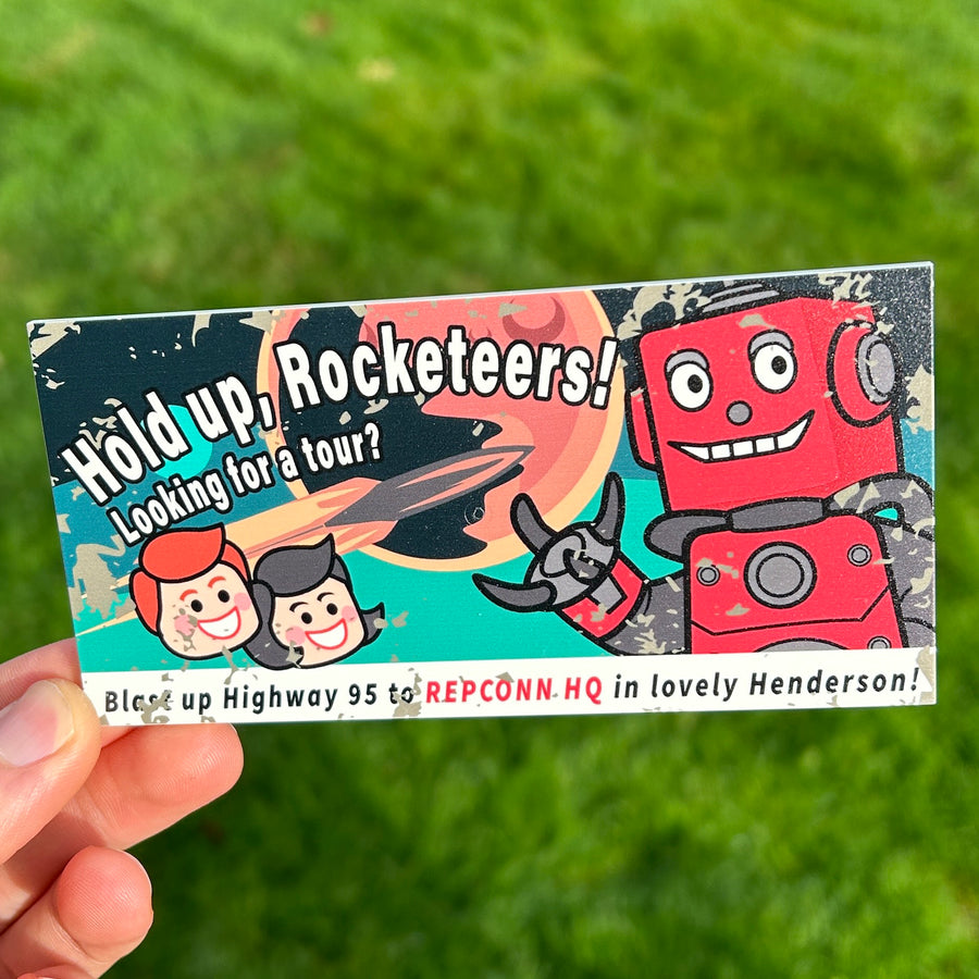 Rocket Billboard Tile – custom LEGO-compatible minifigure item by BrickTactical