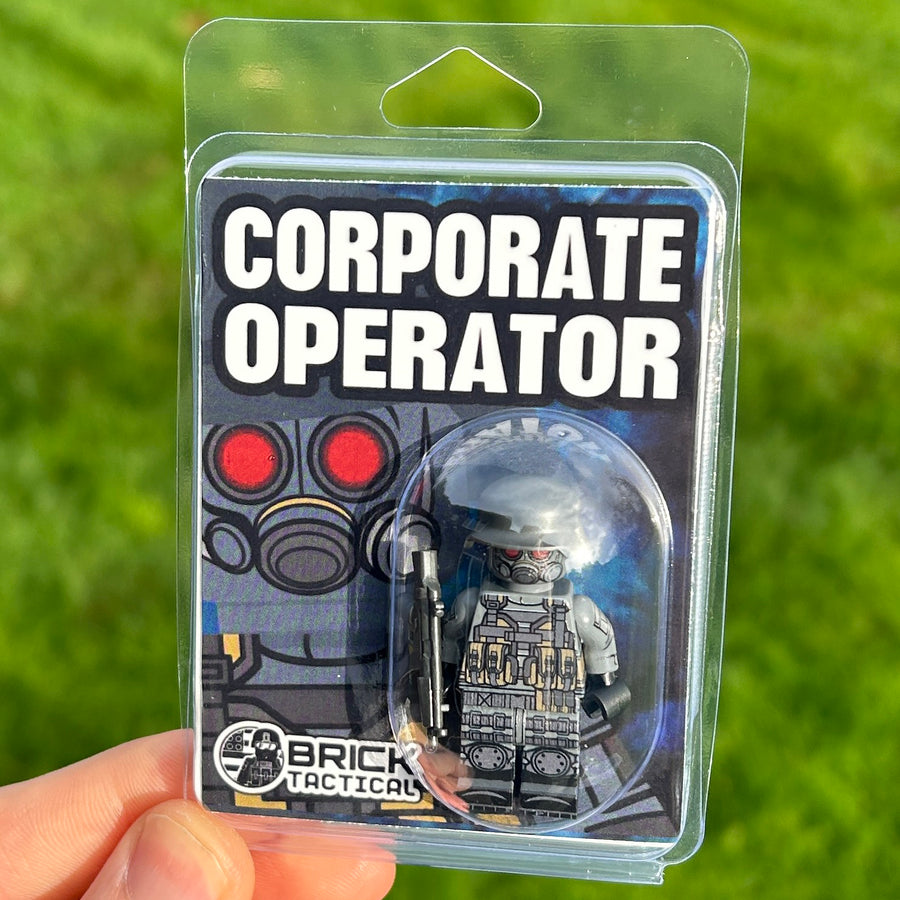 Corporate Operator – custom LEGO-compatible minifigure item by BrickTactical, alternate view