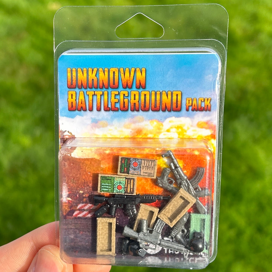 Unknown Weapon Pack – custom LEGO-compatible minifigure item by BrickTactical, alternate view