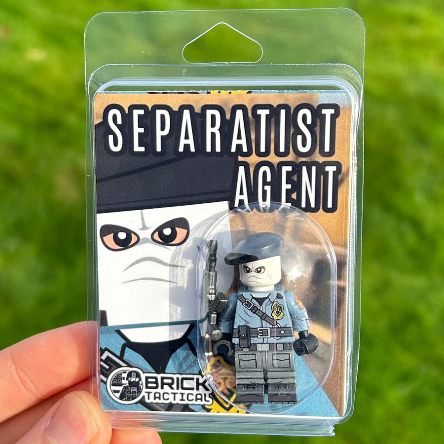 Separatist Agent – custom LEGO-compatible minifigure item by BrickTactical, alternate view