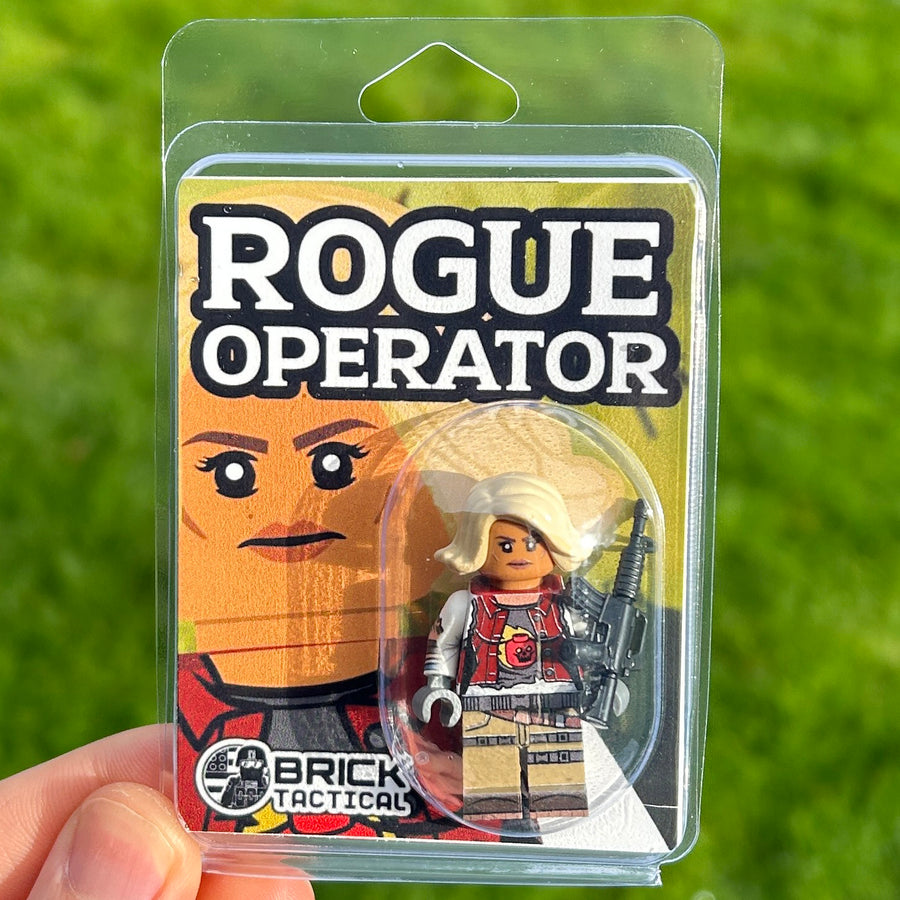 Rogue Operator – custom LEGO-compatible minifigure item by BrickTactical, alternate view