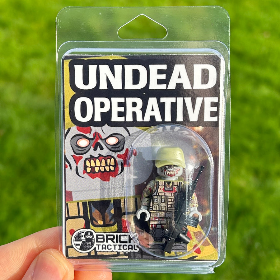 Undead Operative – custom LEGO-compatible minifigure item by BrickTactical, alternate view