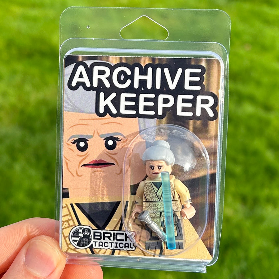 BrickTactical Custom LEGO Minifigure Archive Keeper view 2
