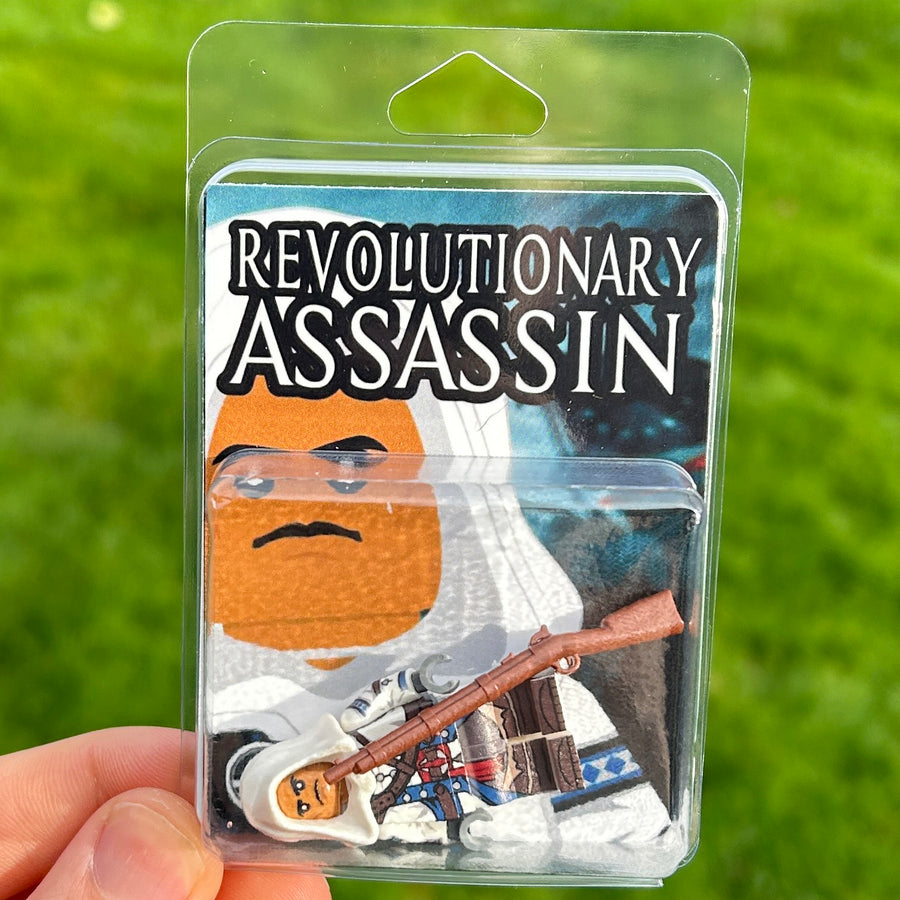 Revolutionary Assassin – custom LEGO-compatible minifigure item by BrickTactical, alternate view
