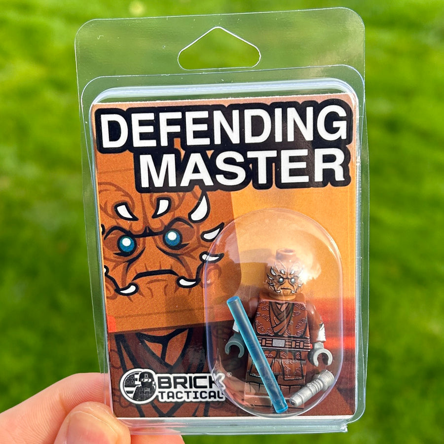 Defending Master – custom LEGO-compatible minifigure item by BrickTactical, alternate view