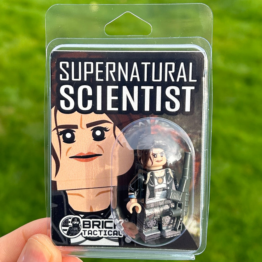Supernatural Scientist – custom LEGO-compatible minifigure item by BrickTactical, alternate view