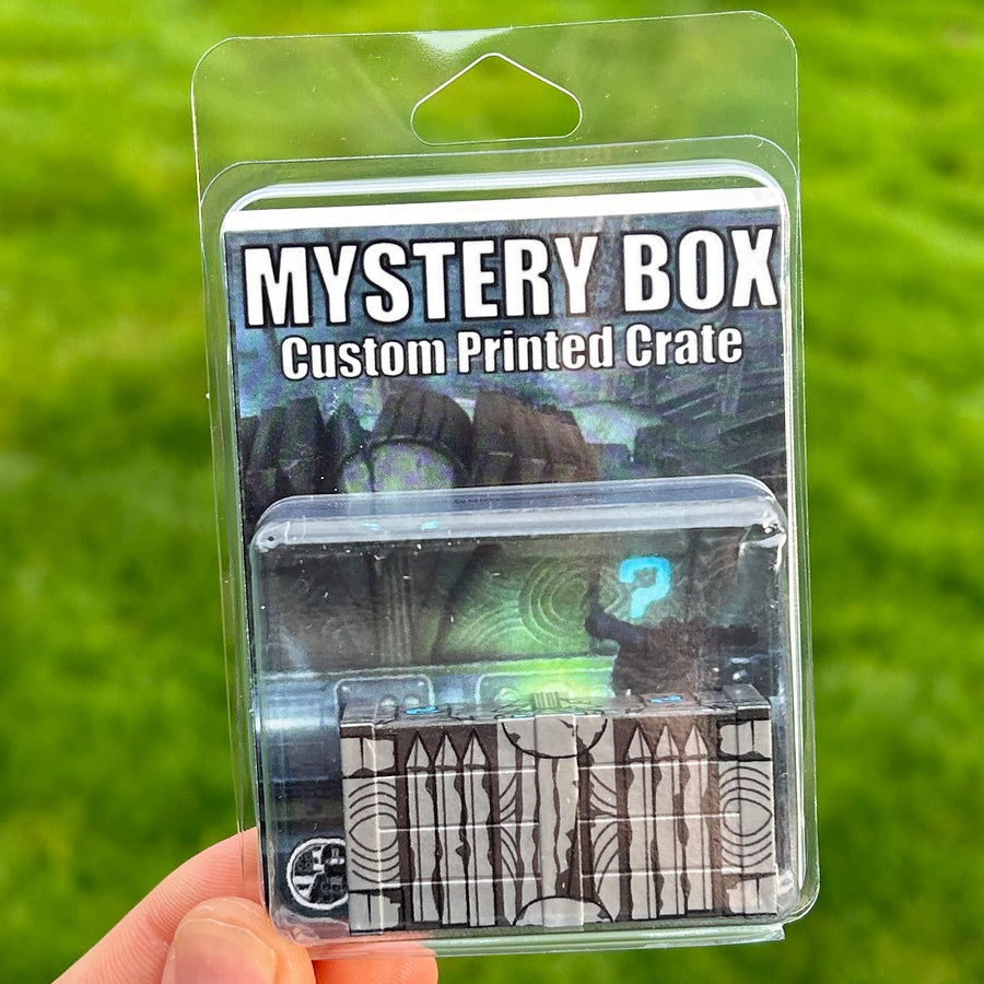Mystery Crate (Stone Edition) – custom LEGO-compatible minifigure item by BrickTactical, alternate view