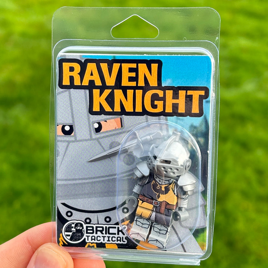 Raven Knight – custom LEGO-compatible minifigure item by BrickTactical, alternate view