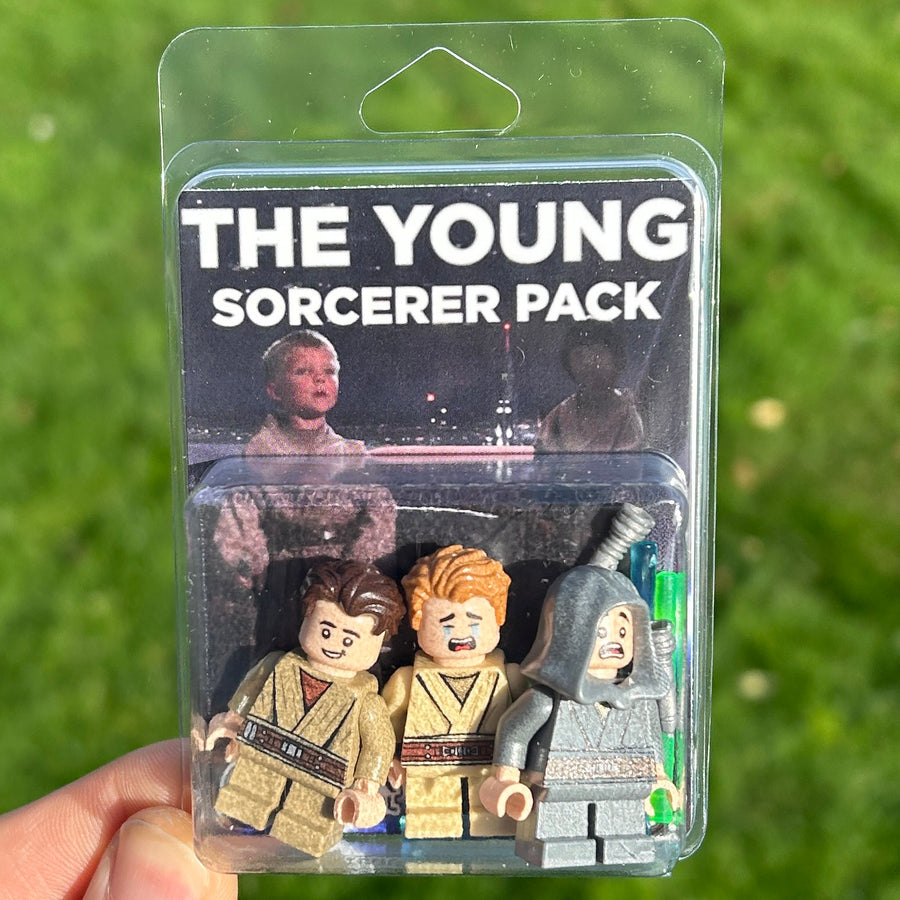The Young Sorcerer Pack – custom LEGO-compatible minifigure item by BrickTactical, alternate view