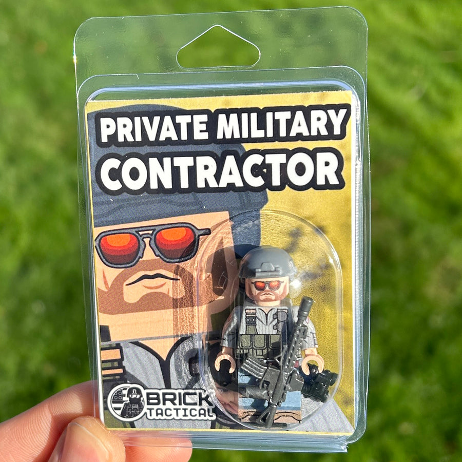 Private Military Contractor – custom LEGO-compatible minifigure item by BrickTactical, alternate view