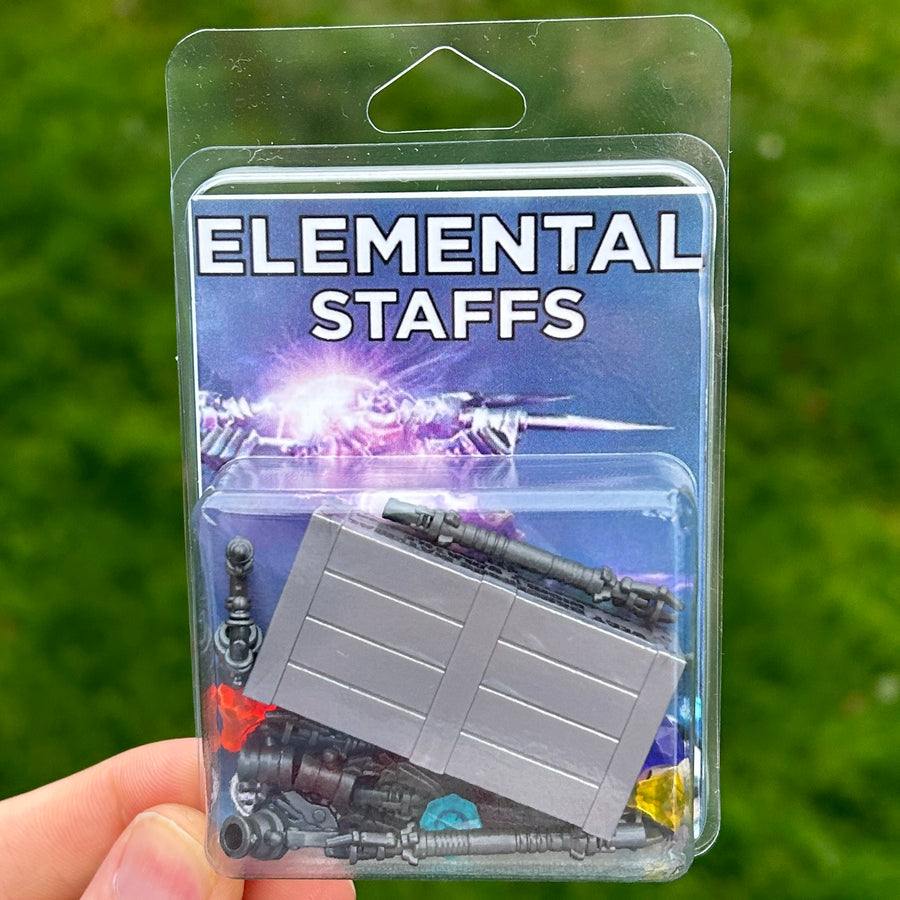 Elemental Staffs – custom LEGO-compatible minifigure item by BrickTactical, alternate view