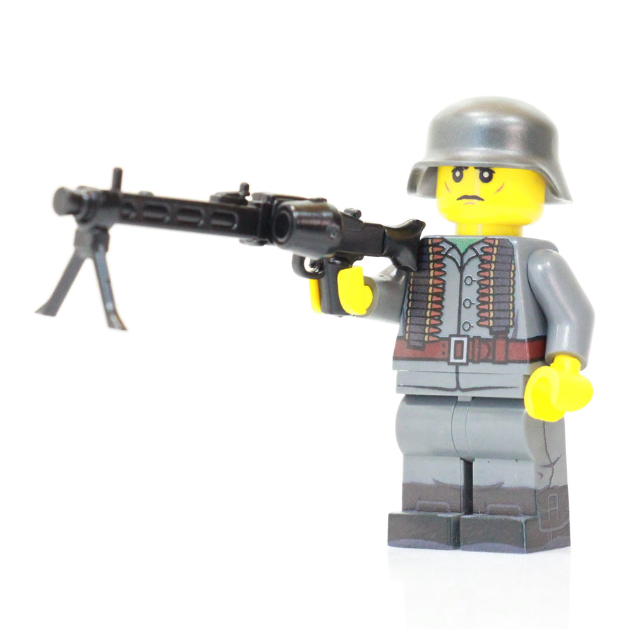 WW2 German MG42 Gunner – custom LEGO-compatible minifigure item by BrickTactical