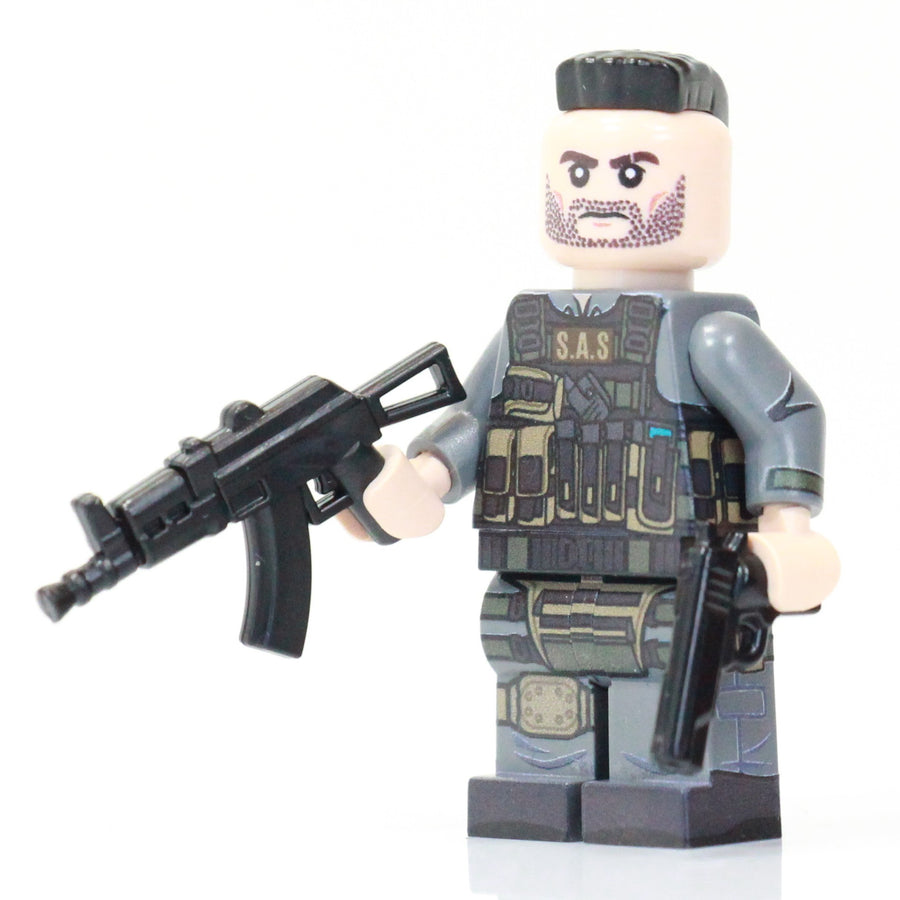 Warfare Sergeant – custom LEGO-compatible minifigure item by BrickTactical