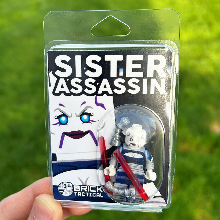 Sister Assassin – custom LEGO-compatible minifigure item by BrickTactical, alternate view