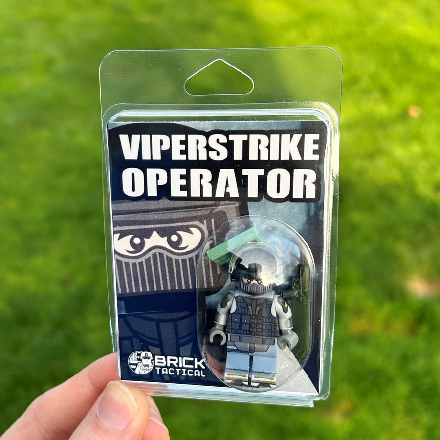 Viperstrike Operator – custom LEGO-compatible minifigure item by BrickTactical, alternate view