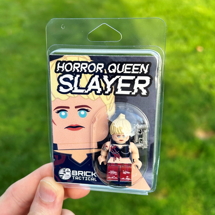 Horror Queen Slayer – custom LEGO-compatible minifigure item by BrickTactical, alternate view