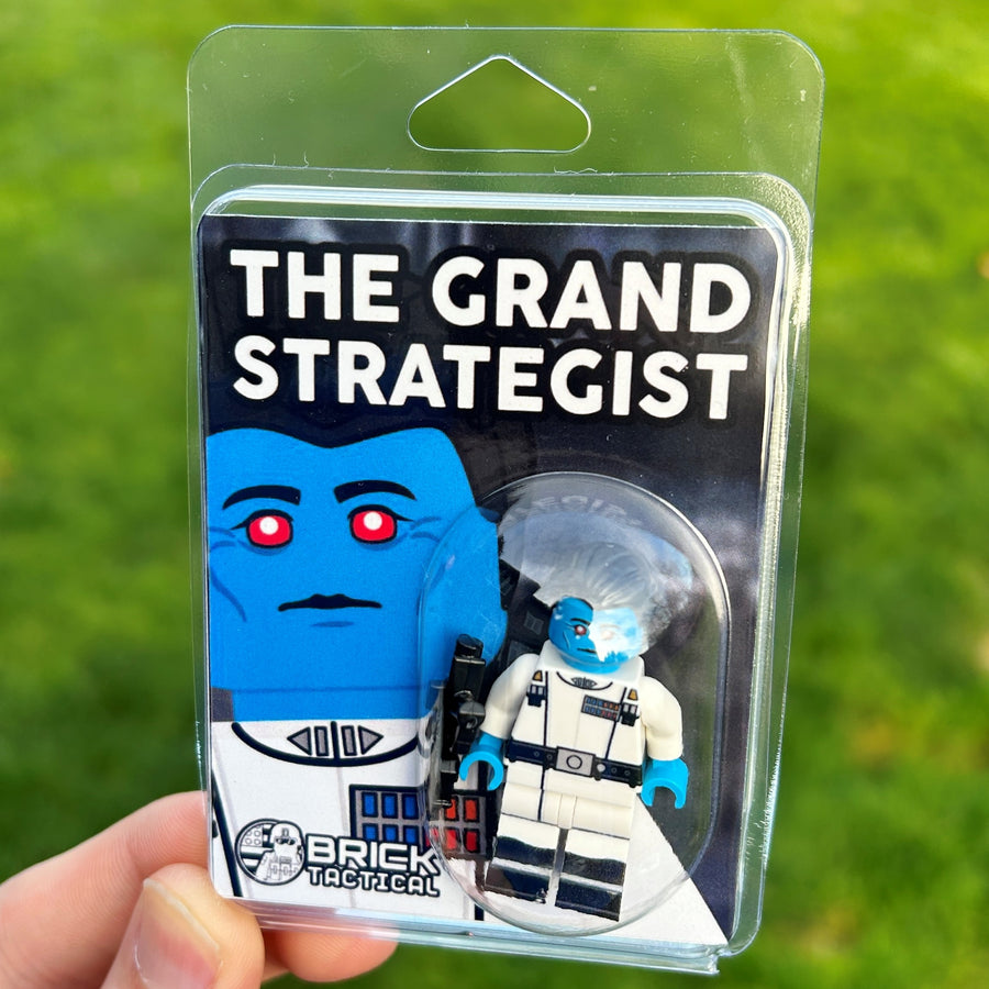 The Grand Strategist – custom LEGO-compatible minifigure item by BrickTactical, alternate view