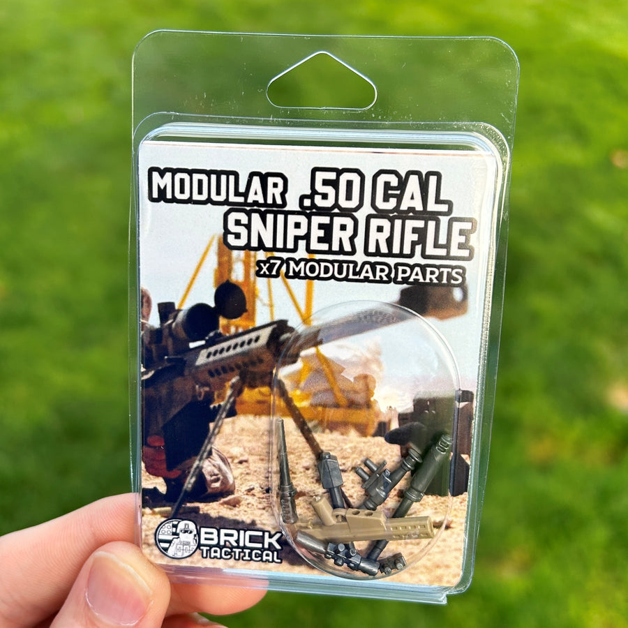 Modular .50 Cal Sniper Rifle – custom LEGO-compatible minifigure item by BrickTactical, alternate view