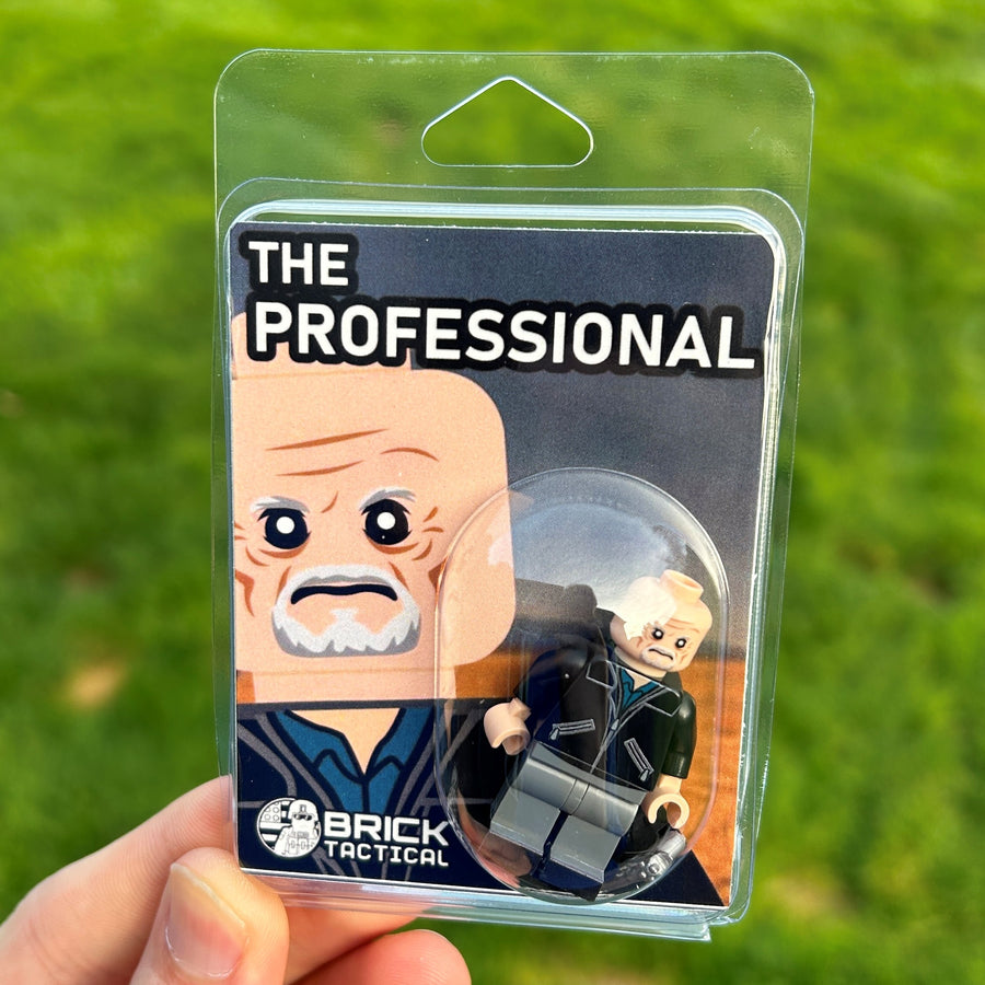 The Professional – custom LEGO-compatible minifigure item by BrickTactical, alternate view