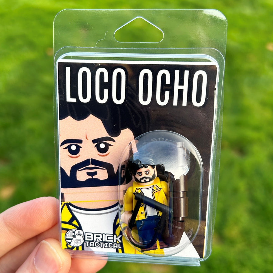 Loco Ocho – custom LEGO-compatible minifigure item by BrickTactical, alternate view