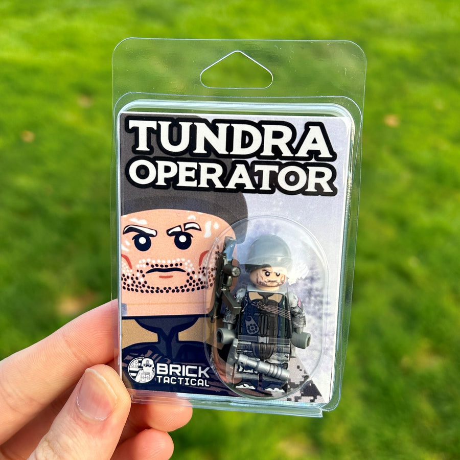 Tundra Operator – custom LEGO-compatible minifigure item by BrickTactical, alternate view