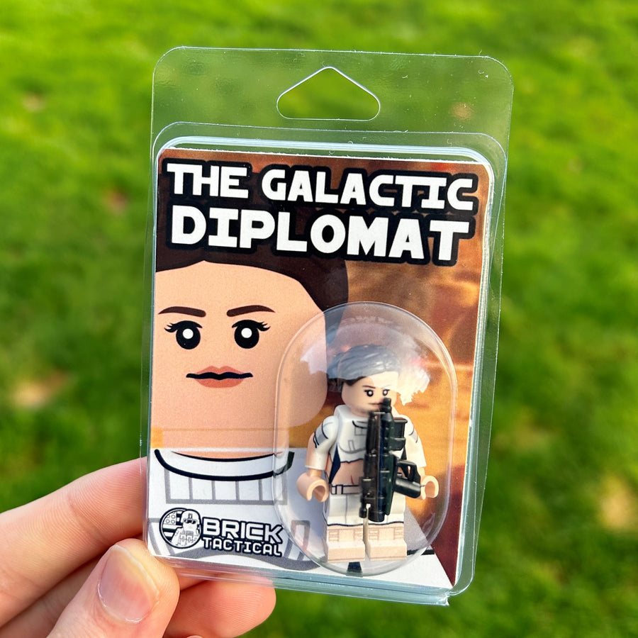 The Galactic Diplomat – custom LEGO-compatible minifigure item by BrickTactical, alternate view