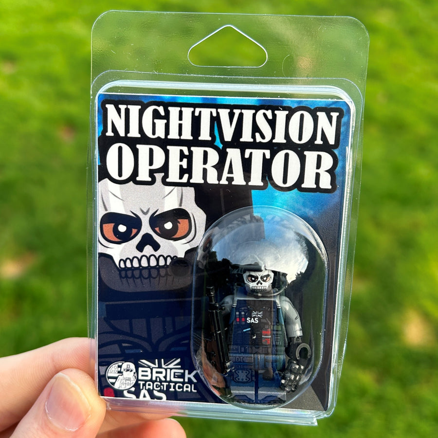 Nightvision Operator – custom LEGO-compatible minifigure item by BrickTactical, alternate view