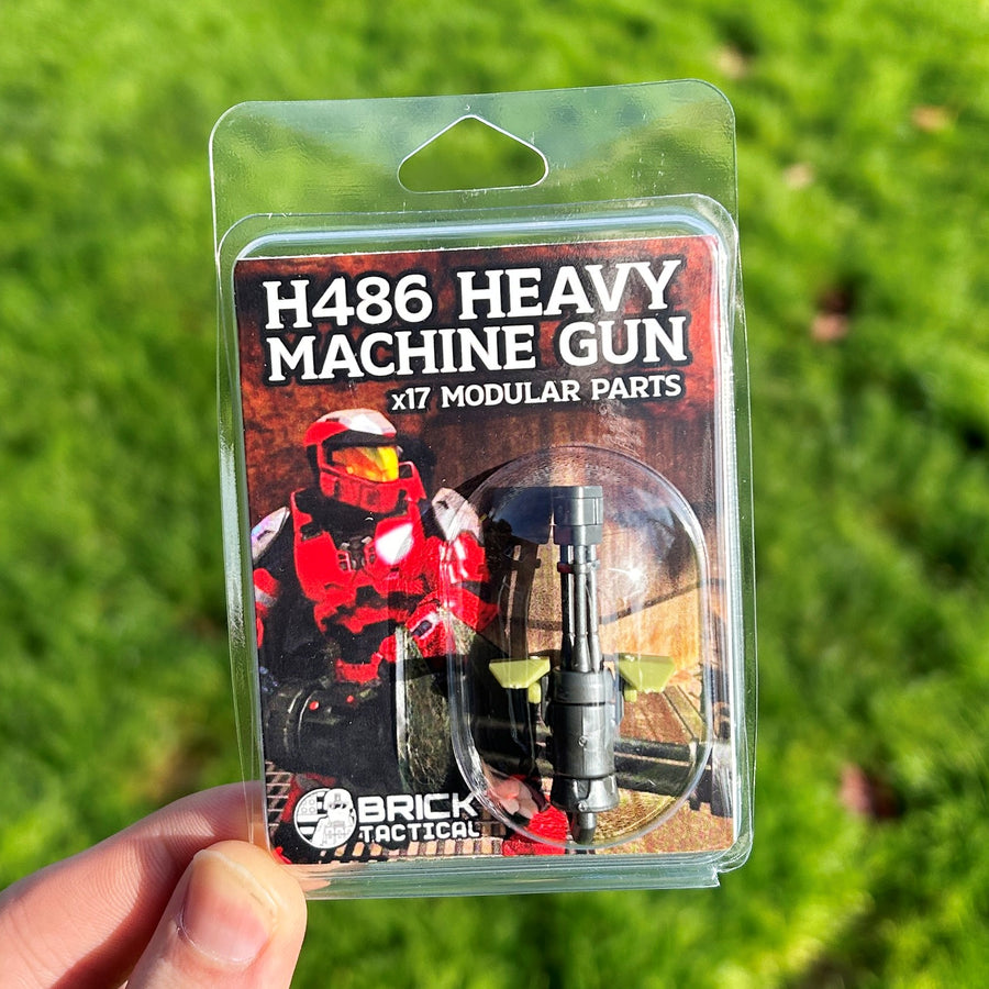 H486 Heavy Machine Gun – custom LEGO-compatible minifigure item by BrickTactical, alternate view