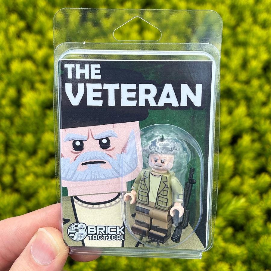 The Veteran – custom LEGO-compatible minifigure item by BrickTactical, alternate view