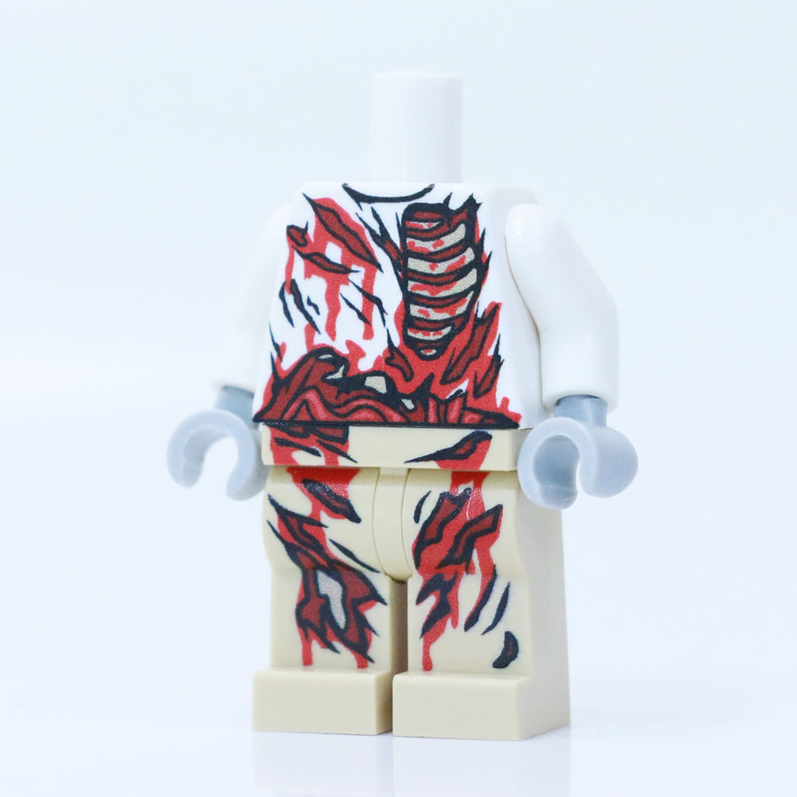 BrickTactical Custom Printed LEGO Bloody Zombie Body
