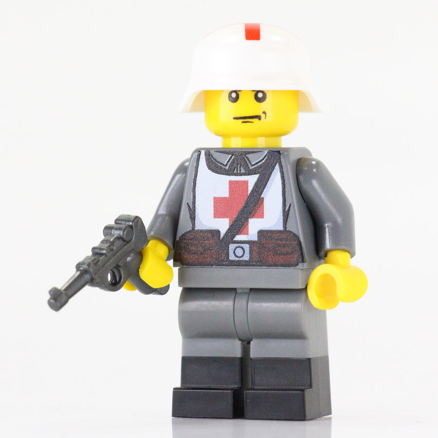 WW2 German Medic – custom LEGO-compatible minifigure item by BrickTactical