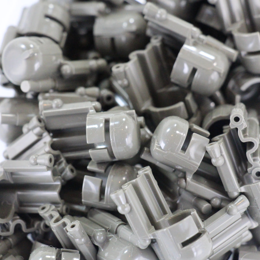 Classic Bounty Hunter Helmet – custom LEGO-compatible minifigure item by BrickTactical, alternate view
