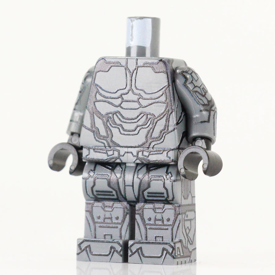 BrickTactical Custom LEGO Minifigure Armor Body Suit Dark Bluish Grey
