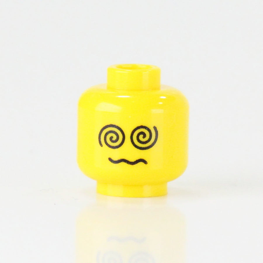 Dizzy Head – custom LEGO-compatible minifigure item by BrickTactical