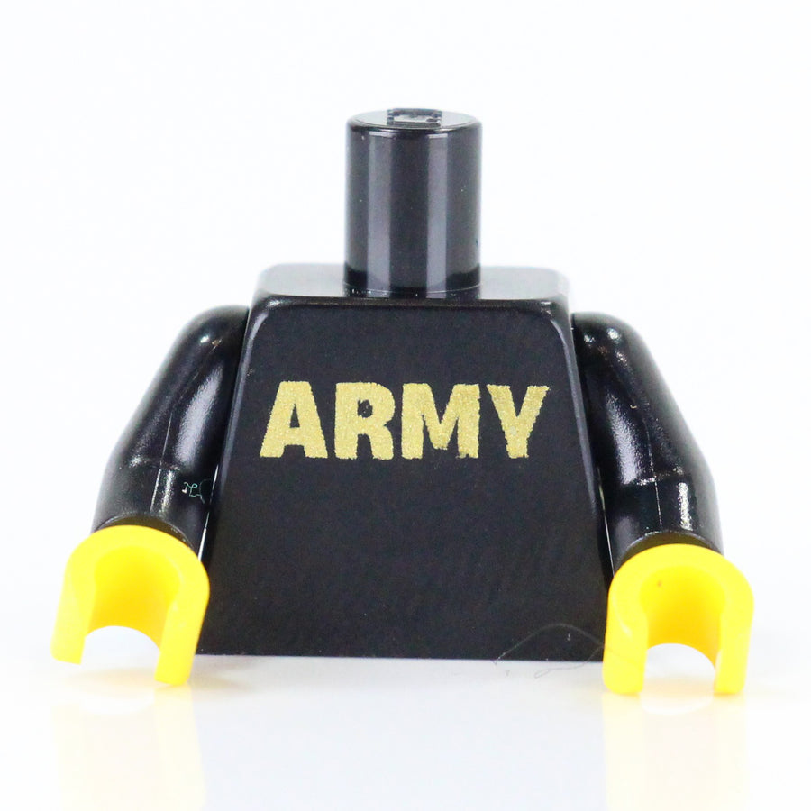 BrickTactical Custom Printed LEGO Army Torso Black
