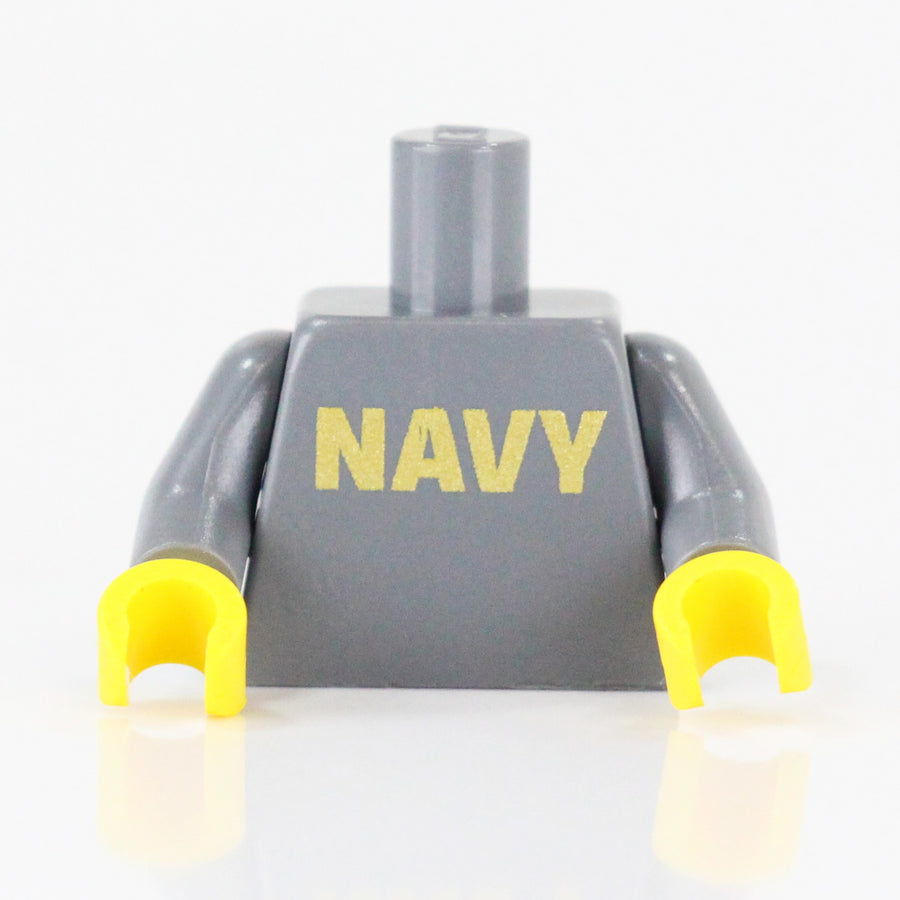 Navy Torso – custom LEGO-compatible minifigure item by BrickTactical, alternate view