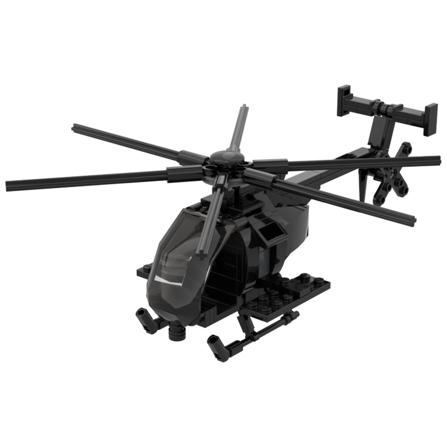 BrickTactical Custom LEGO AH-6 Littlebird Helicopter
