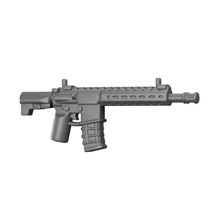 MK18 Rifle – custom LEGO-compatible minifigure item by BrickTactical, alternate view