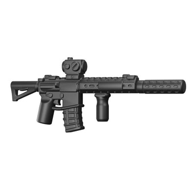 MK18 Suppressed Rifle – custom LEGO-compatible minifigure item by BrickTactical