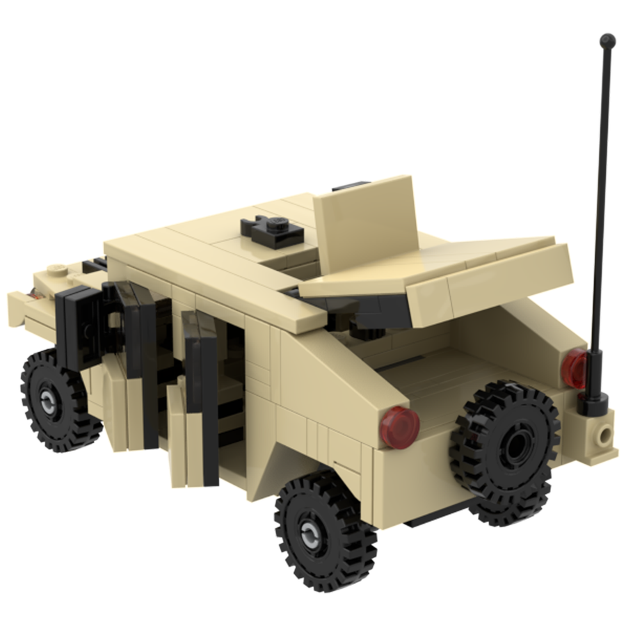 BT-HMVEE (Tan) – custom LEGO-compatible minifigure item by BrickTactical, alternate view
