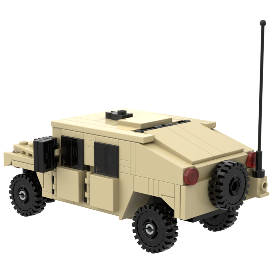 BT-HMVEE (Tan) – custom LEGO-compatible minifigure item by BrickTactical, alternate view