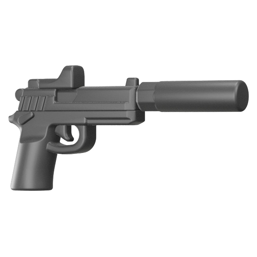 Tac45 Suppressed Pistol – custom LEGO-compatible minifigure item by BrickTactical, alternate view