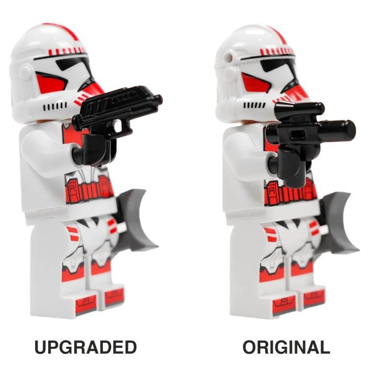 DC17 Blaster Pistol (x10) – custom LEGO-compatible minifigure item by BrickTactical, alternate view