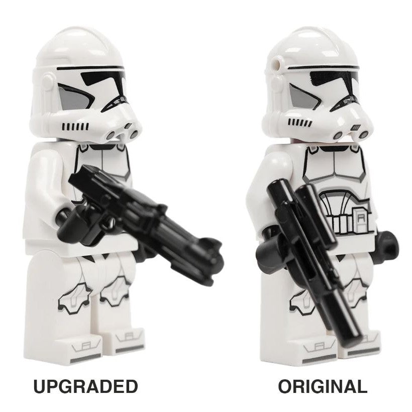 DC15s Blaster Carbine (x10) – custom LEGO-compatible minifigure item by BrickTactical, alternate view