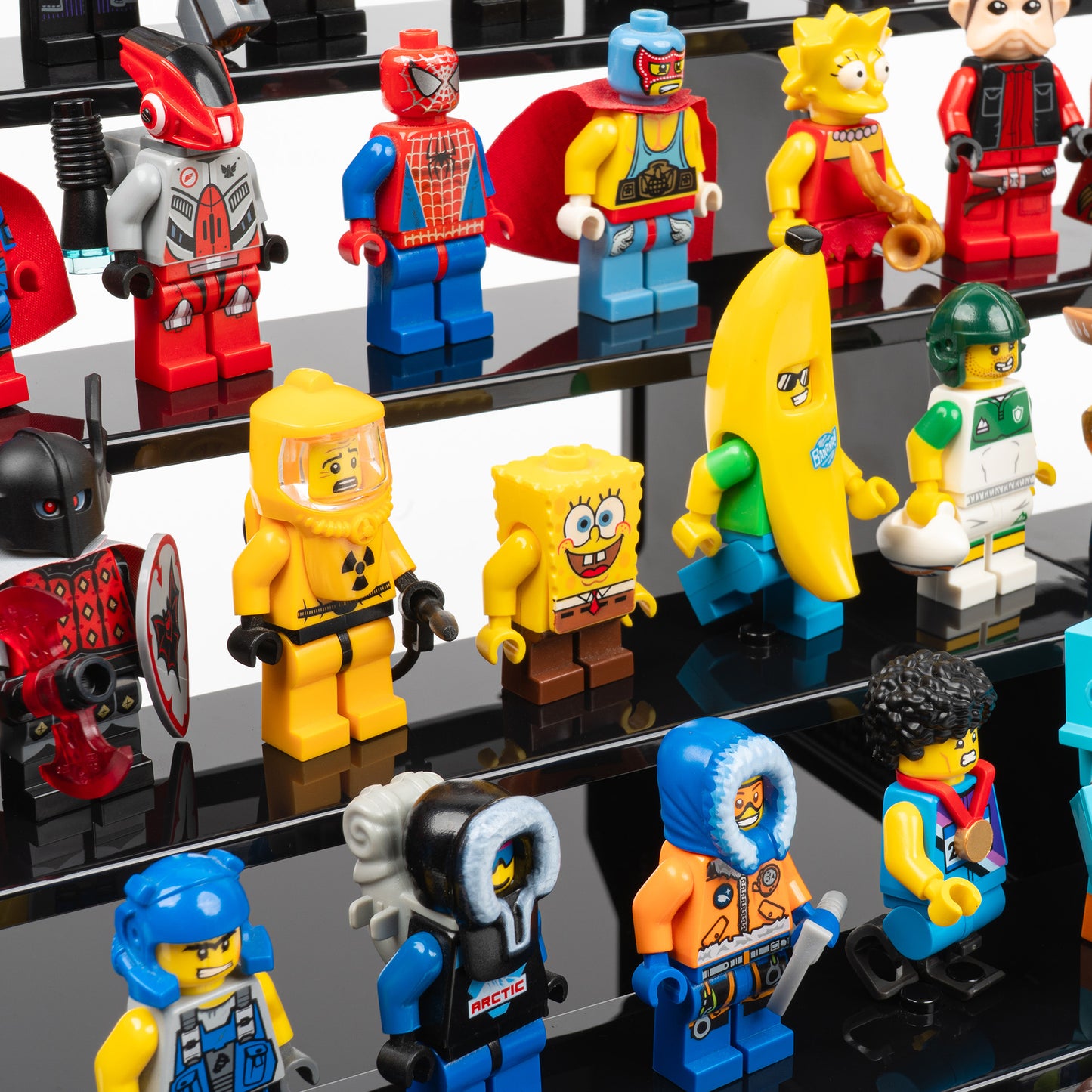 Minifigure Display Stand Case