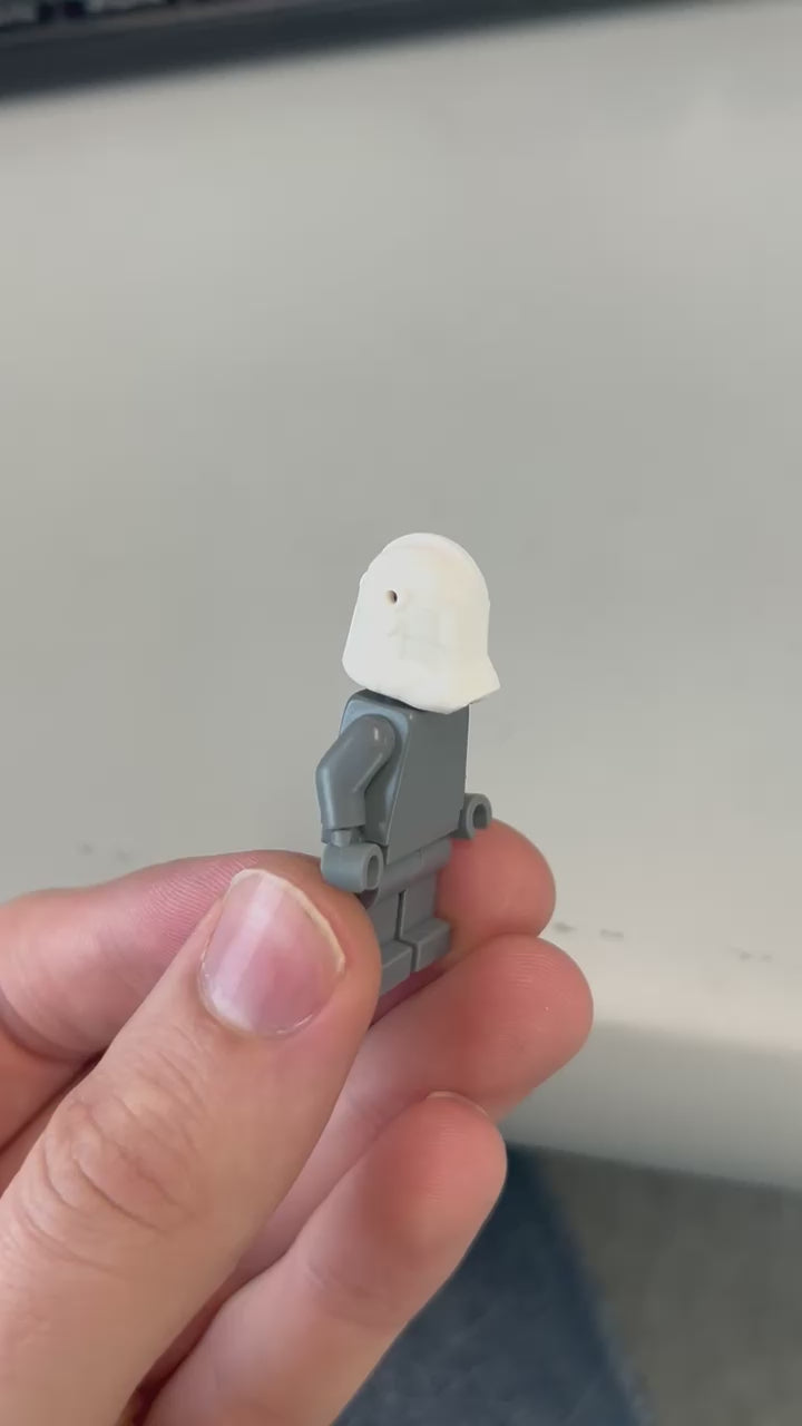 P2 Double Hole Helmet x10 Pack custom LEGO minifigure helmets video by BrickTactical