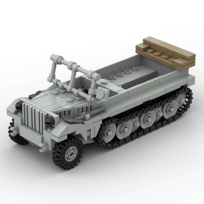 SDKFZ 10 German Halftrack – custom LEGO-compatible minifigure item by BrickTactical